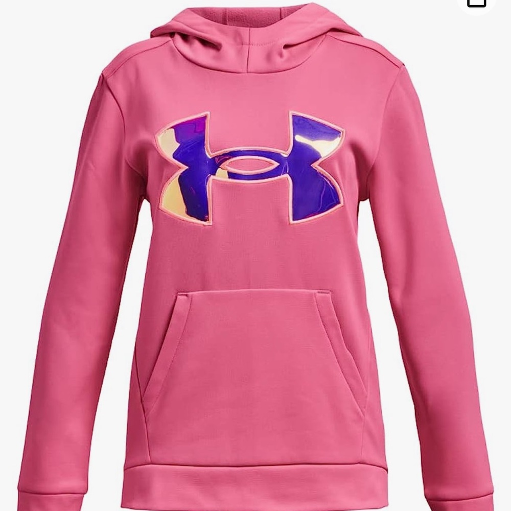 Under Armour Girls Hoodie Pullover - Picture 8 of 9
